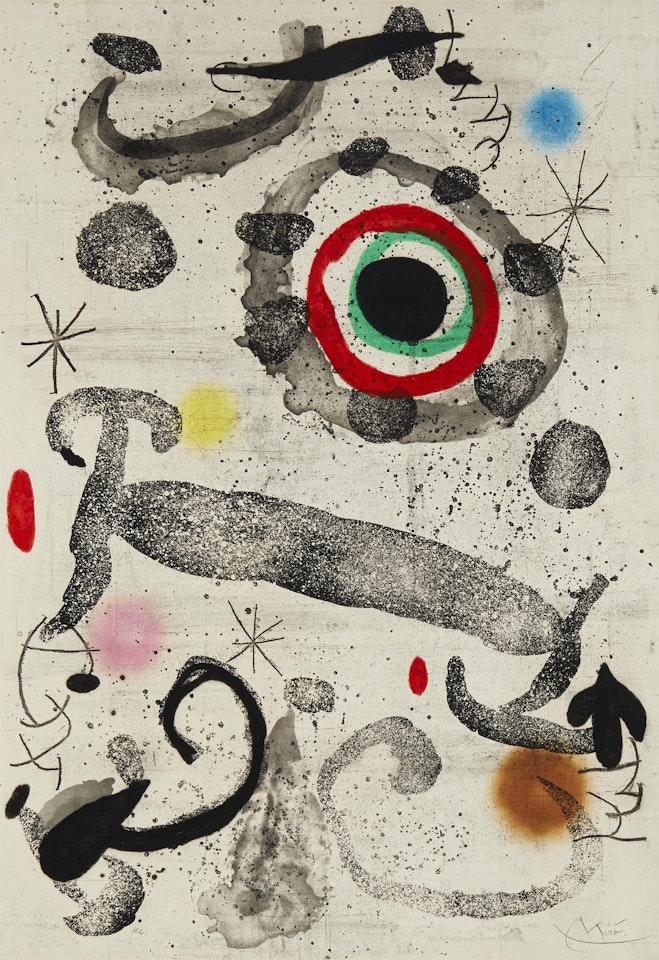 "L'Astre du Marecage," by Joan Miró