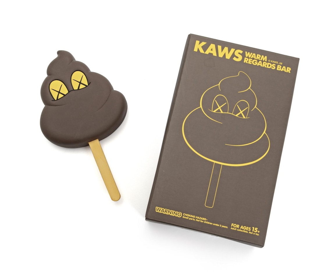 "Warm Regards Bar (Chocolate)," by Kaws