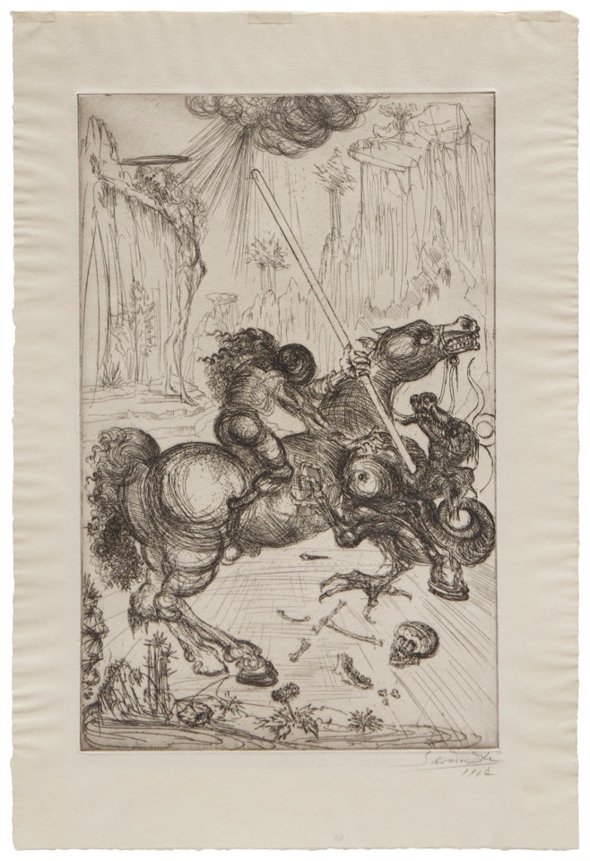 "St. George and the Dragon," by Salvador Dali