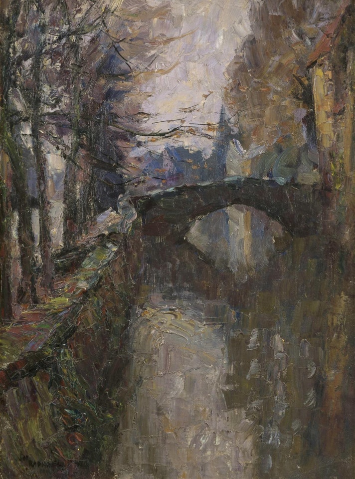 "Canal at Uccle" by Joseph Raphael