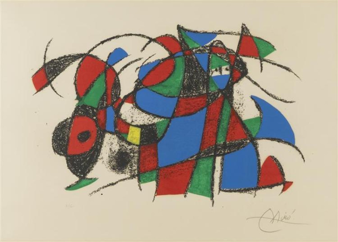"Lithographs II" by Joan Miró