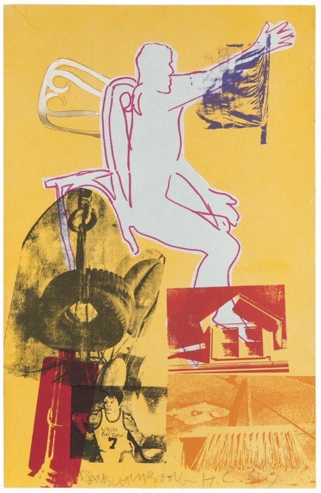 "Portrait of Merce" by Robert Rauschenberg