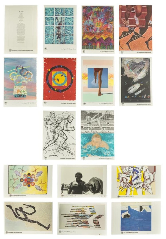 Portfolio for the 1984 Los Angeles Olympics (group of 15 prints) by Various Artists