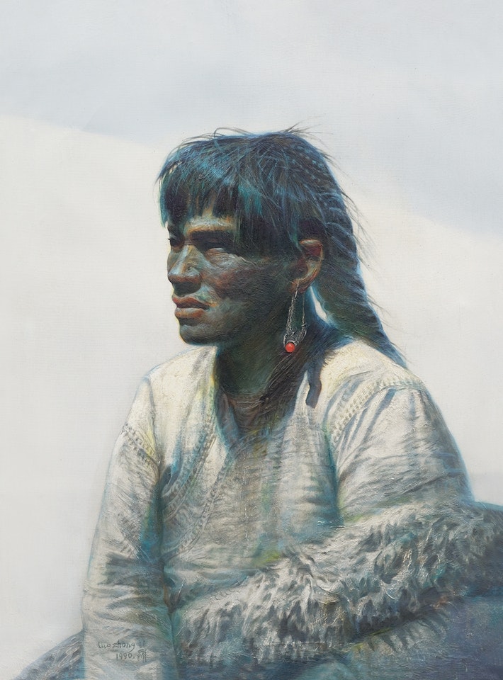 Tibetan Lad by Luo Zhongli