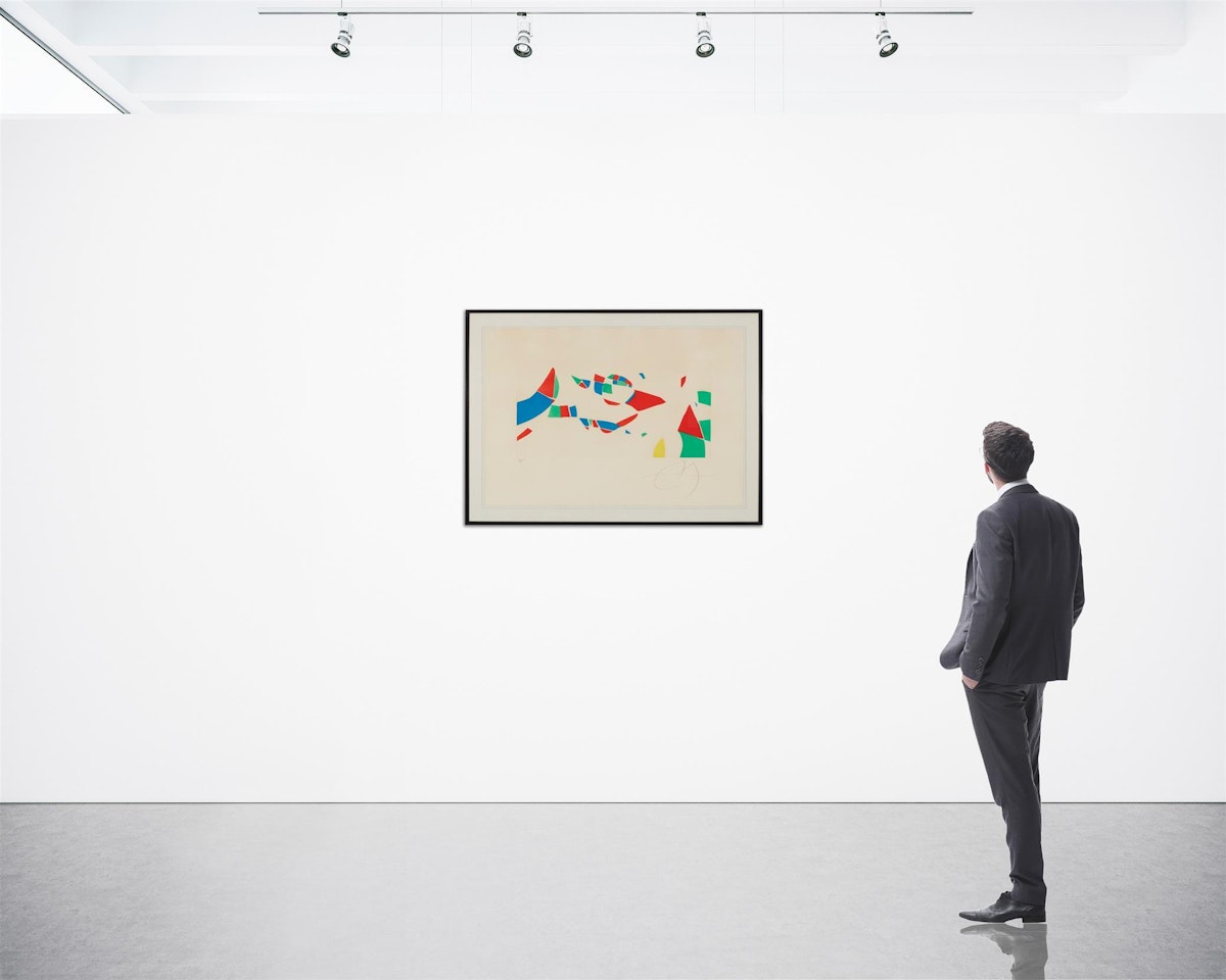 Untitled, Plate 4 from "Gravures pour une exposition," by Joan Miró