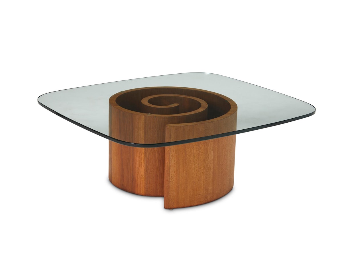 "Snail" cocktail table by Vladimir Kagan