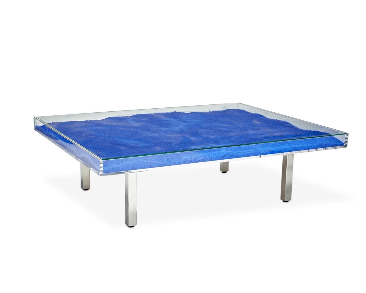 "Table IKB," by Yves Klein