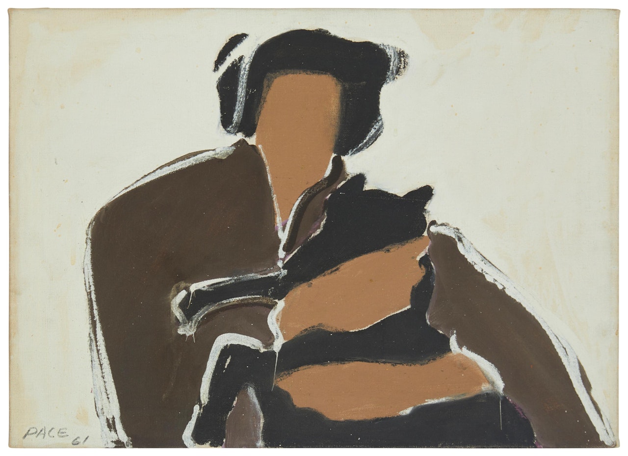 "Woman with Black Cat," by Stephen Pace