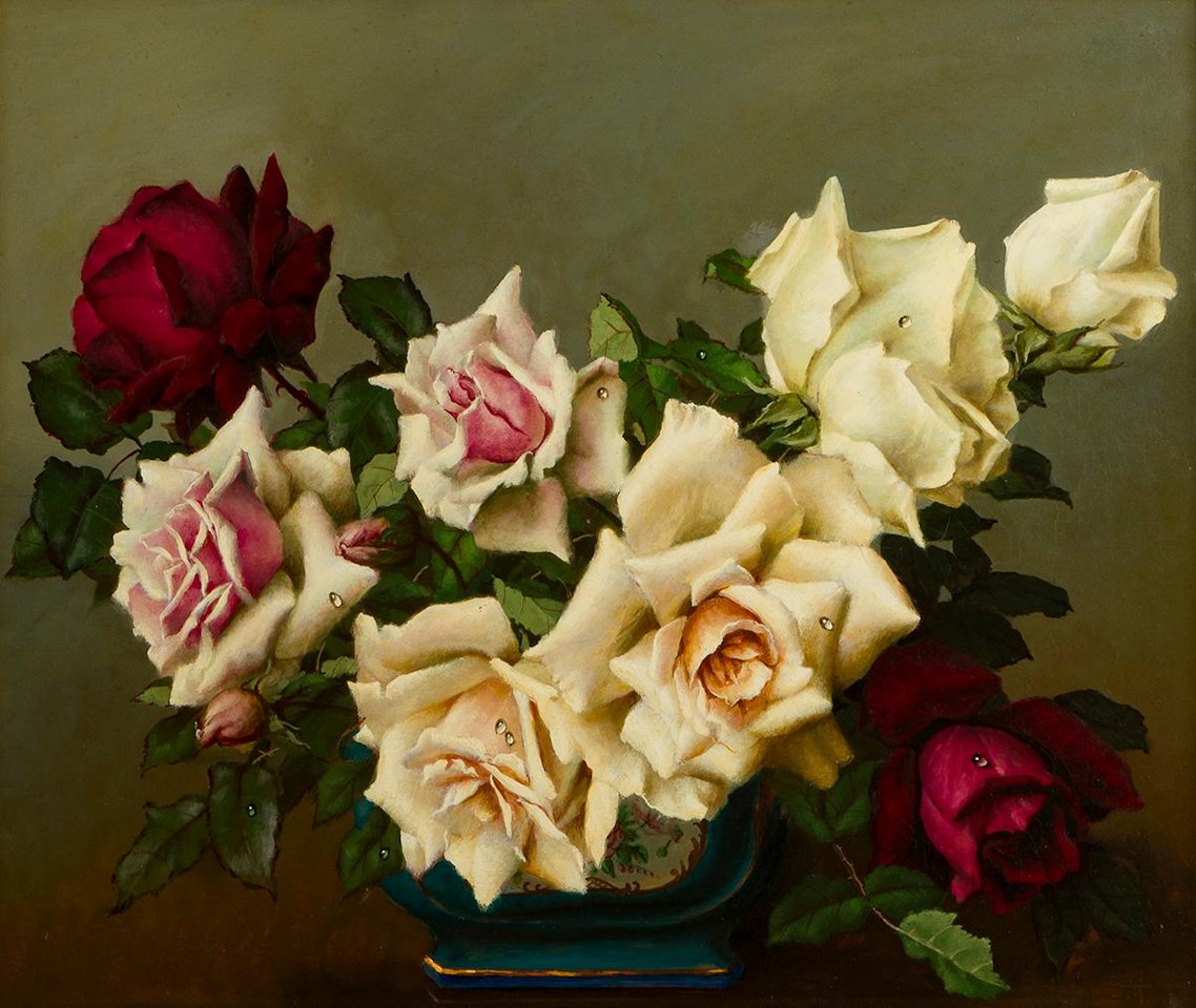 Still life with roses by Irene Klestova