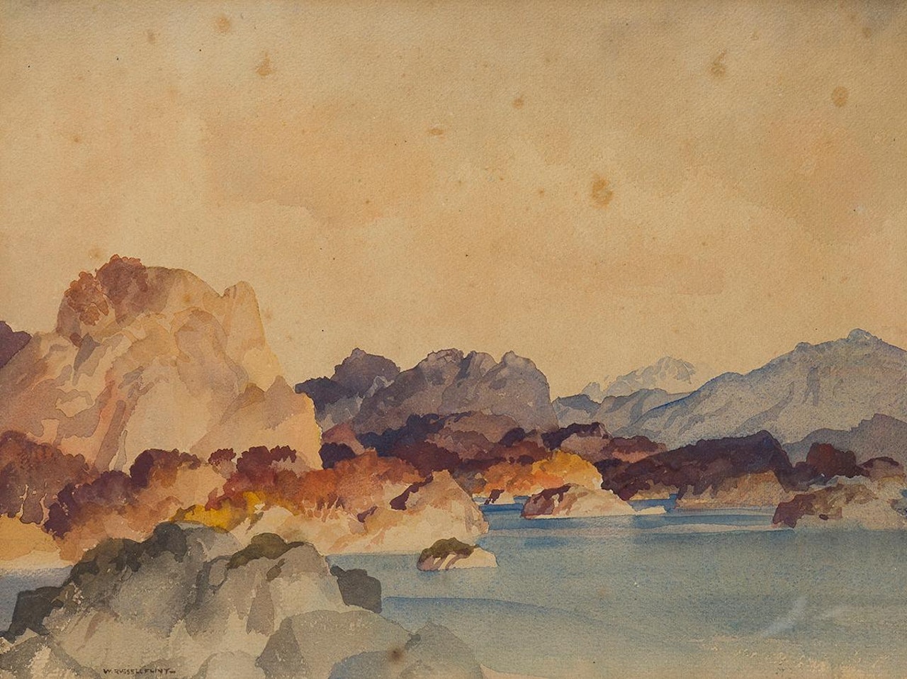 "A Peaceful Autumn Afternoon," by William Russell Flint