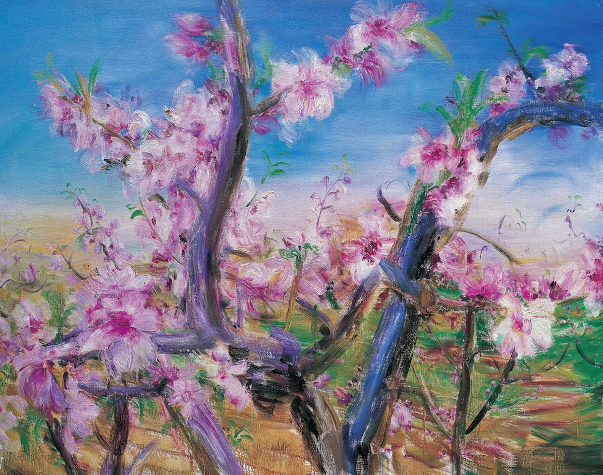 PEACH BLOSSOM IN SPRING by Zhou Chunya
