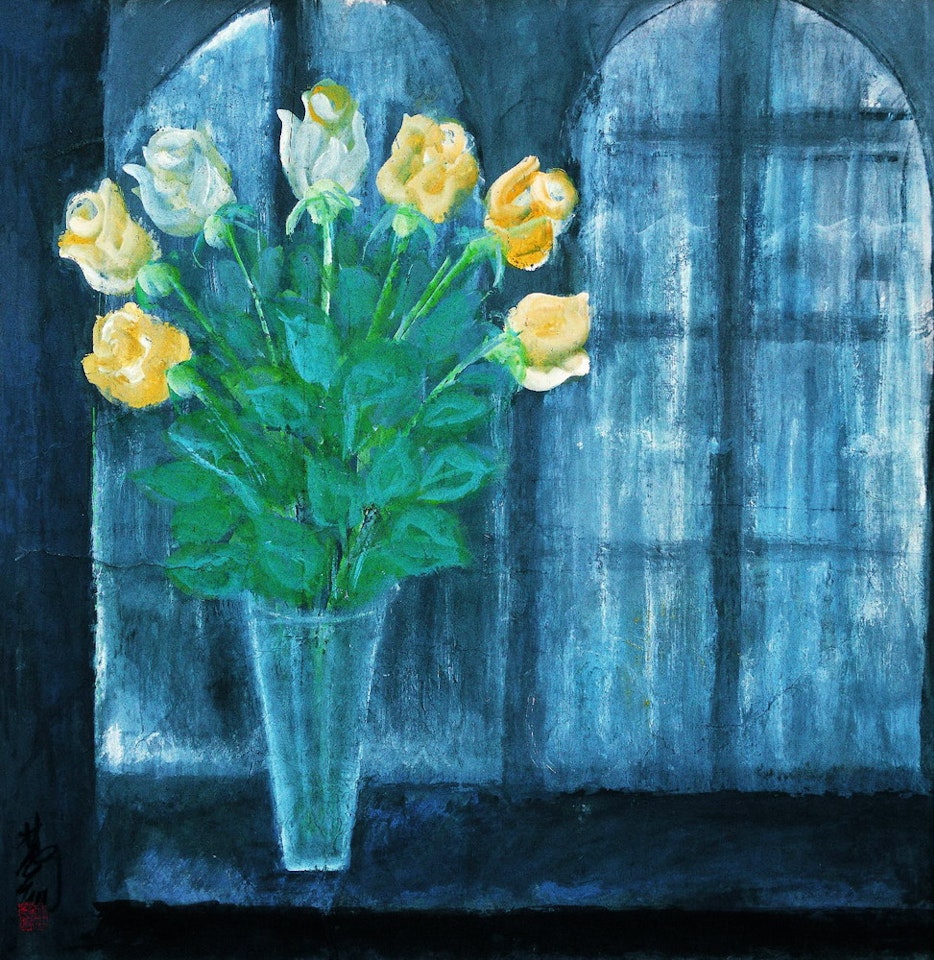 YELLOW ROSES by Lin Fengmian