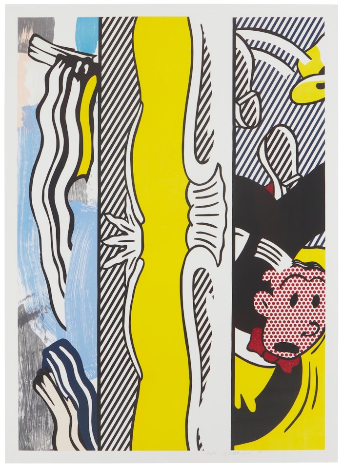 "Two Paintings: Dagwood" from the "Paintings Series," by Roy Lichtenstein