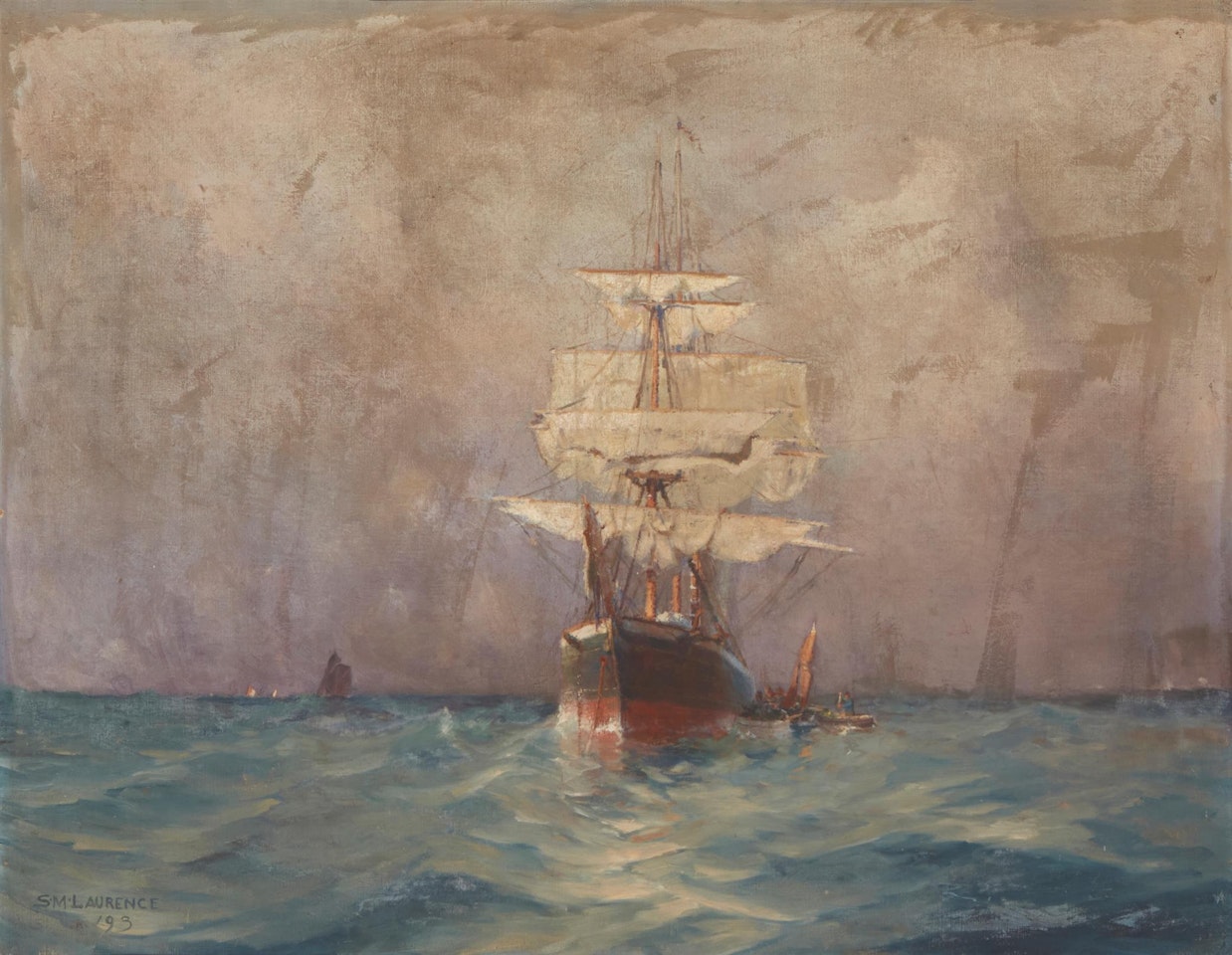Clipper ship by Sydney Mortimer Laurence