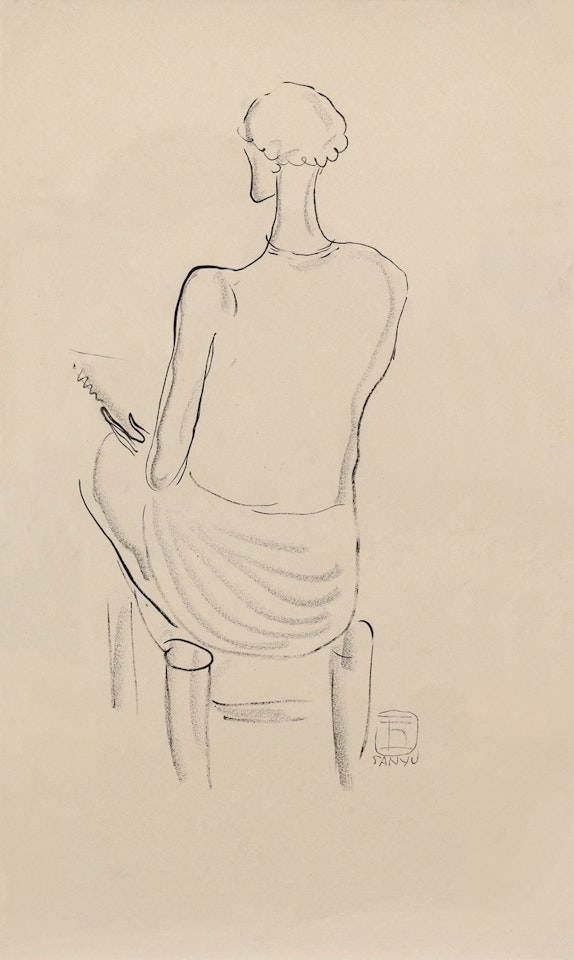 The Concentrated Woman by Sanyu