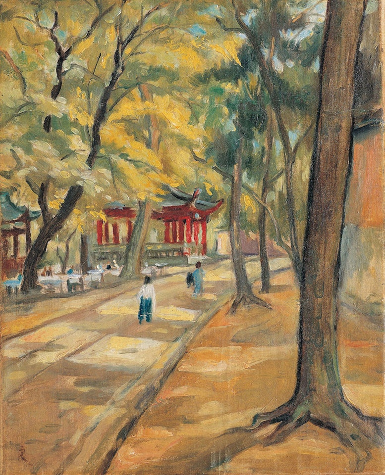 Lingying Temple of Hangzhou by Guan Liang