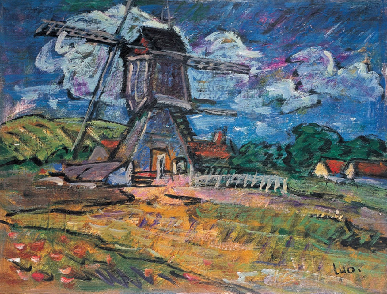 Landscape by Luo Zhongli