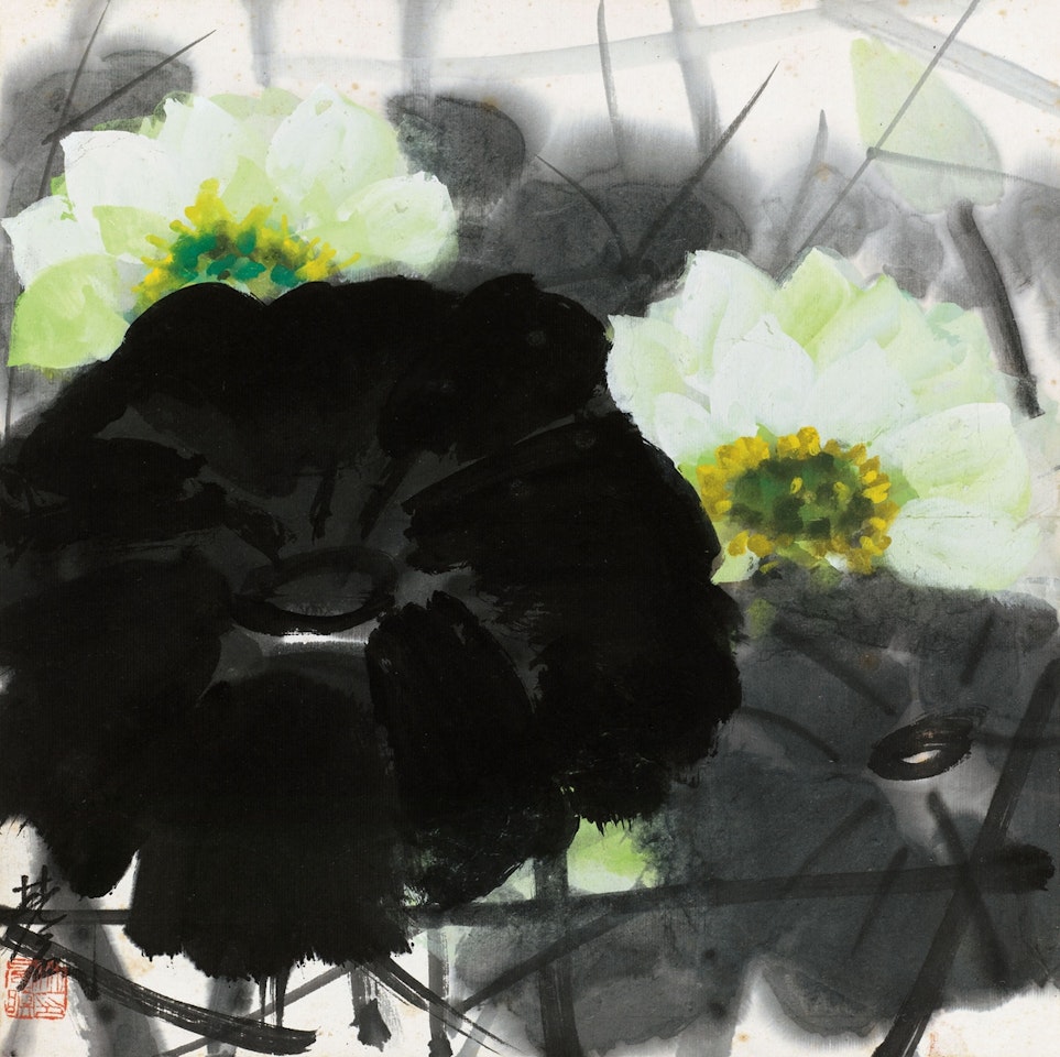 Lotus by Lin Fengmian
