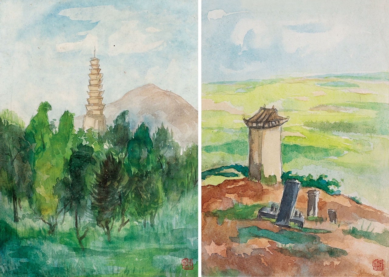 White Horse Temple of Luoyang by Guan Liang
