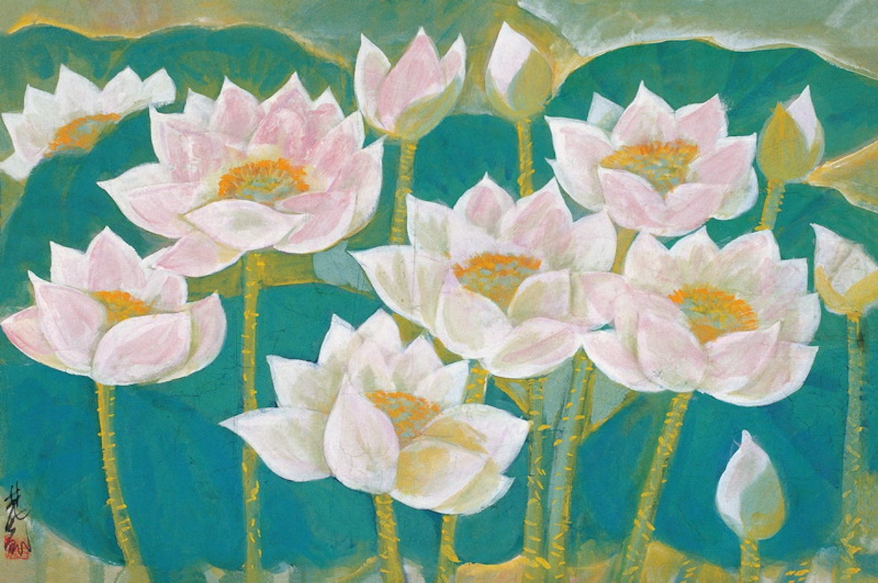 Lotus by Lin Fengmian