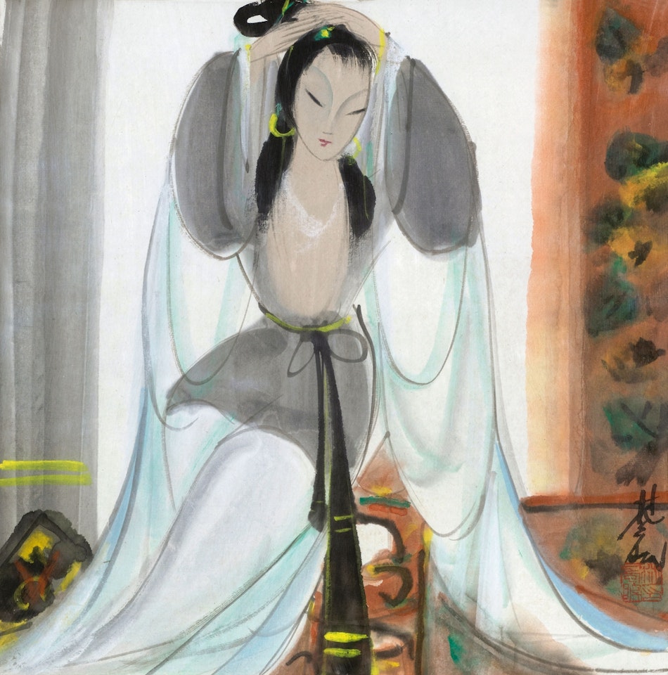 Lady by Lin Fengmian