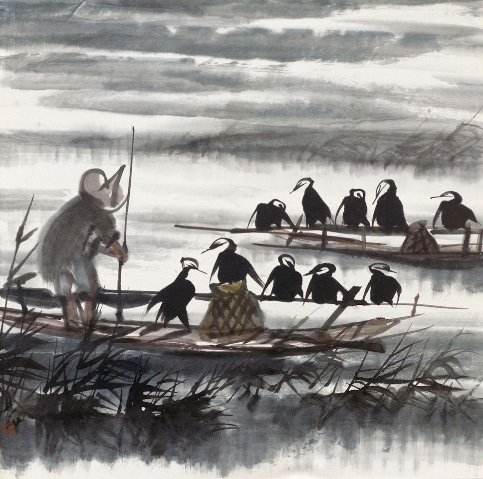 On the Water by Lin Fengmian
