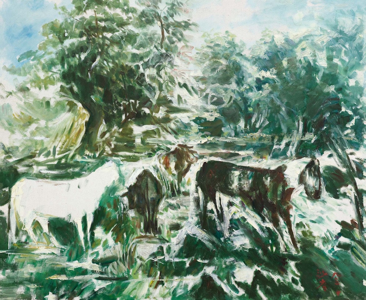 Crossing the Creek by Sha Qi