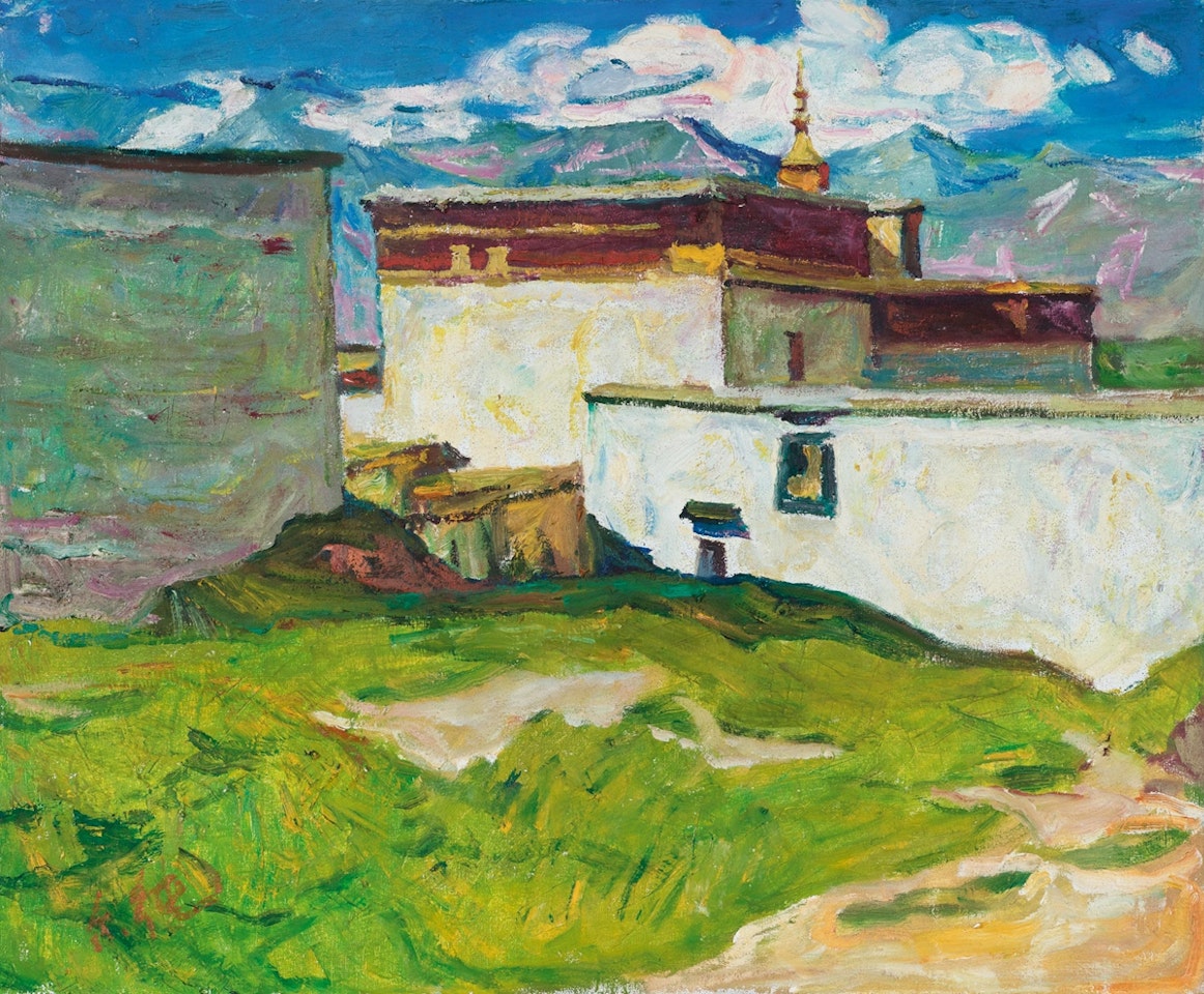 A Tibetan Temple by Luo Erchun