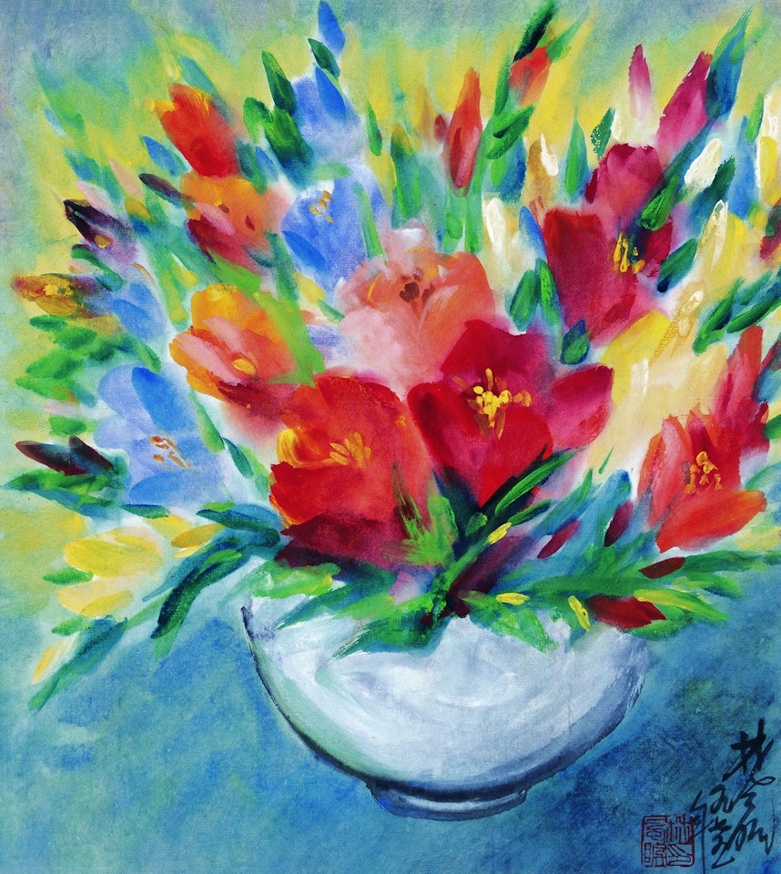 FLOWERS by Lin Fengmian