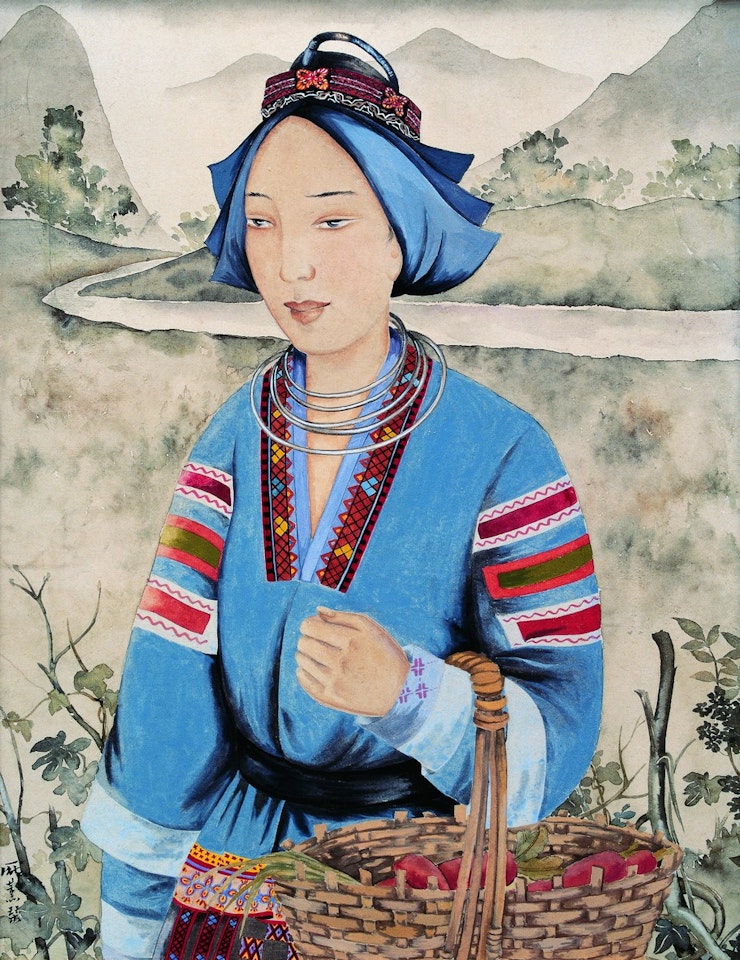 BACK FROM FAIR by Pang Xunqin