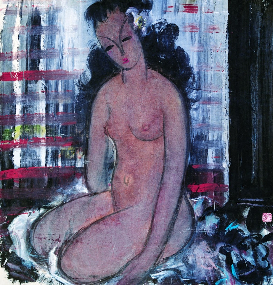 NAKED LADY by Lin Fengmian