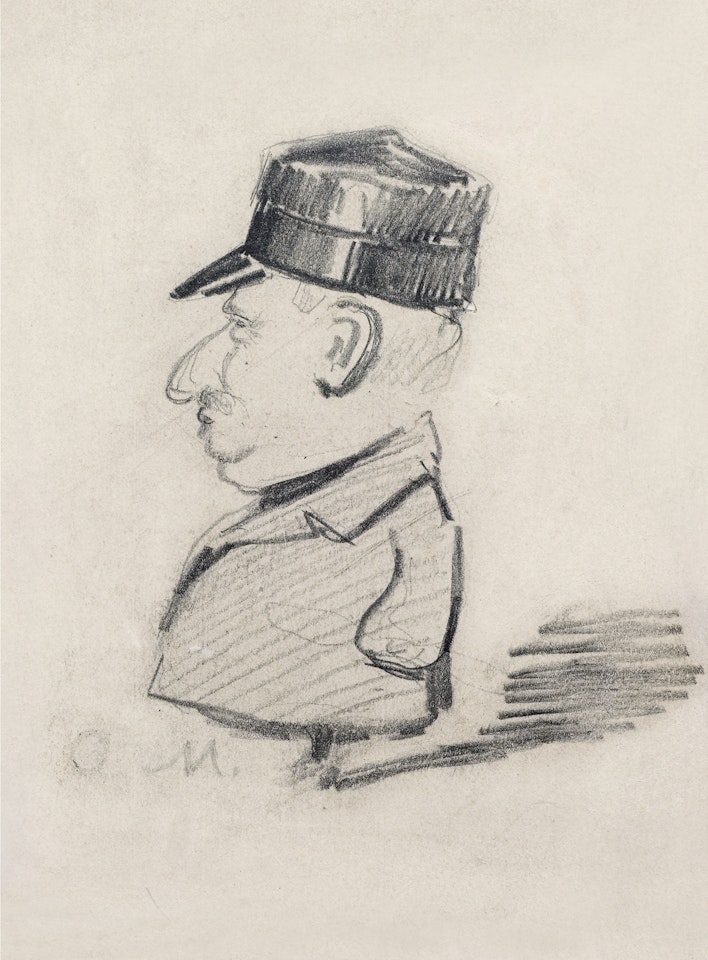 Caricature by Claude Monet