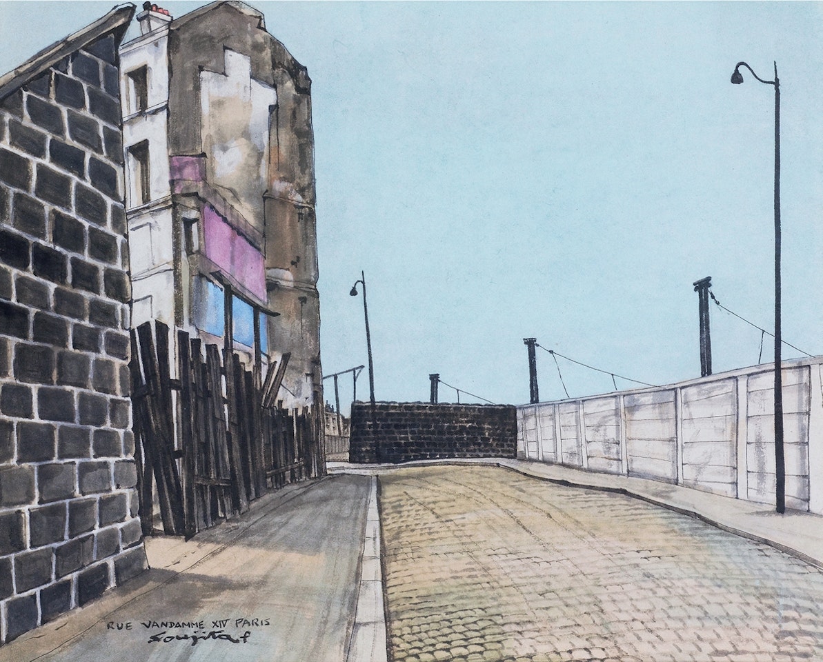 Rue Vnadamme XIV Paris by Leonard Tsuguharu Foujita