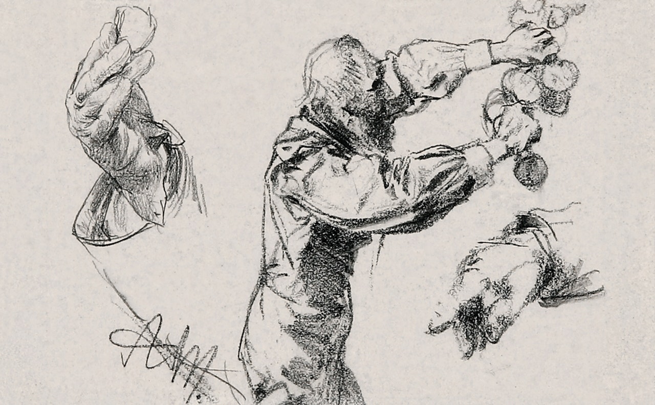 Sketch by Adolph Menzel