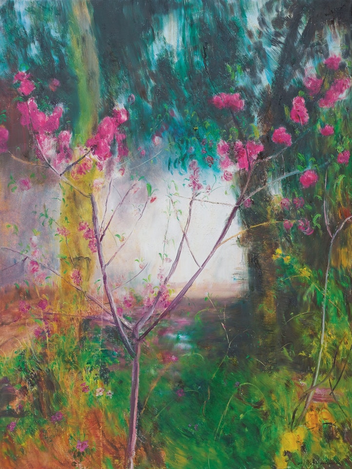 Peach Blossoms in March by Zhou Chunya