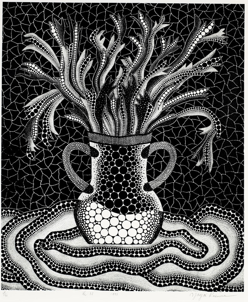 Flower AZ by Yayoi Kusama