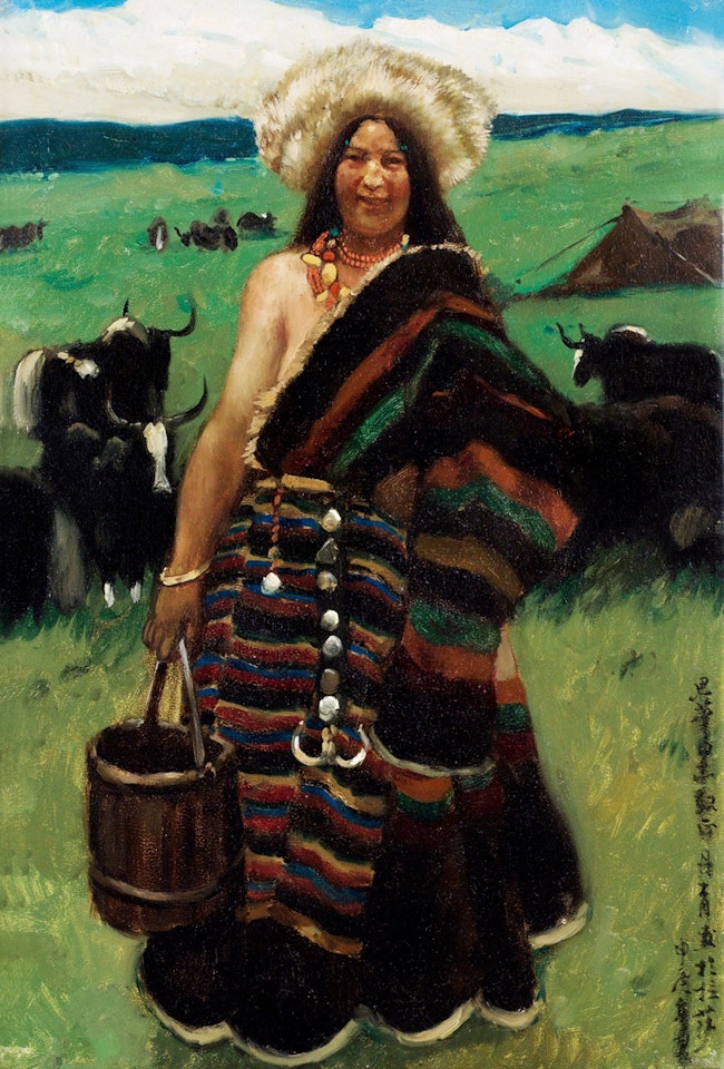 Shepherdess by Chen Danqing