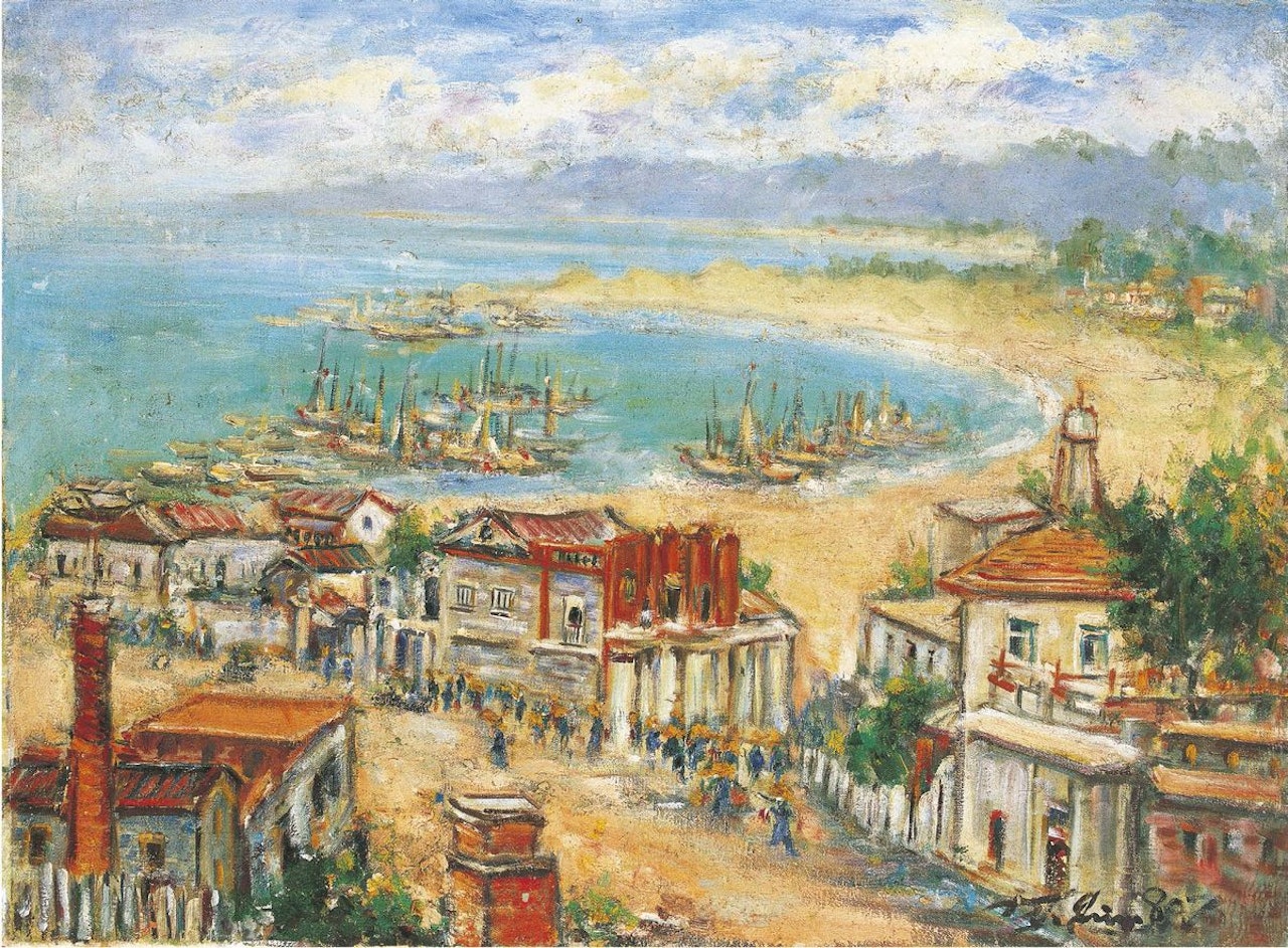 THE FISHING PORT OF FUZHOU by Lin Dachuan