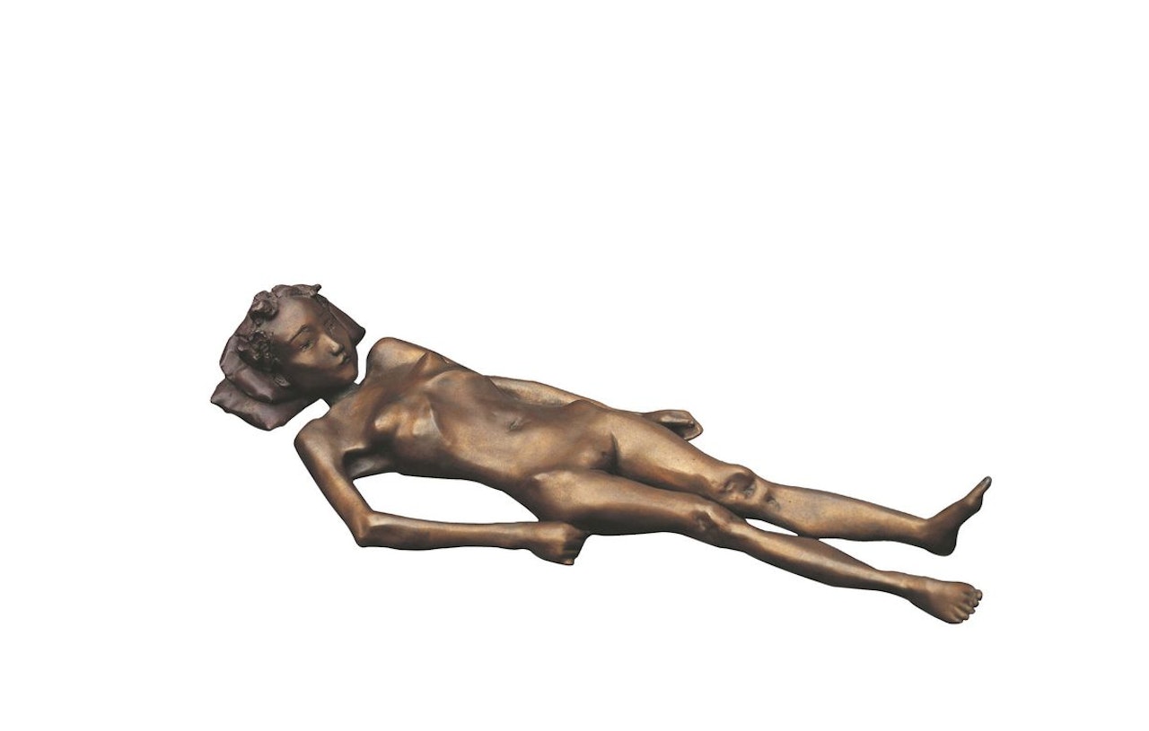 RECUMBENT GIRL by Xiang Jing