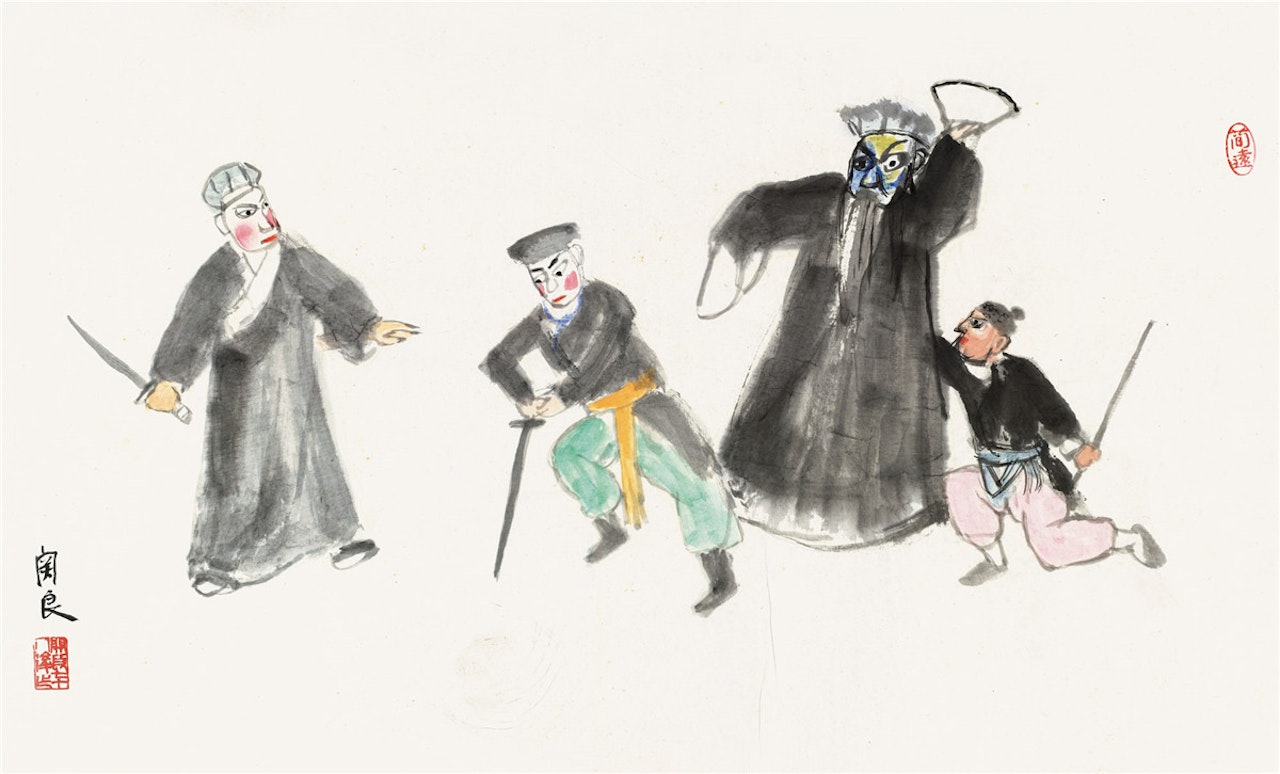 Opera Characters by Guan Liang