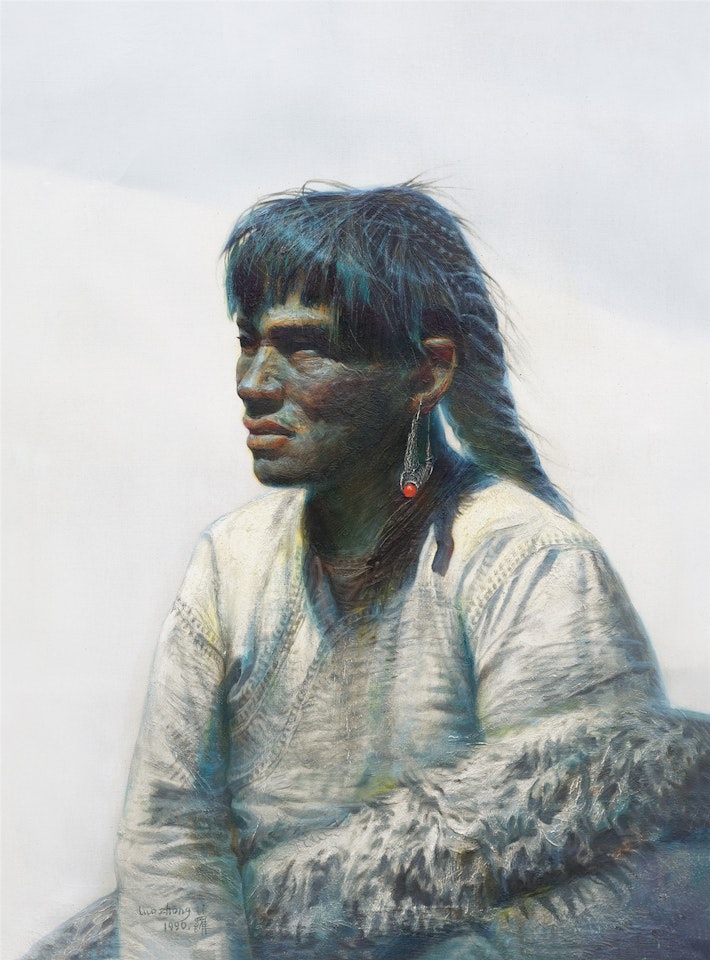 Tibetan Lad by Luo Zhongli