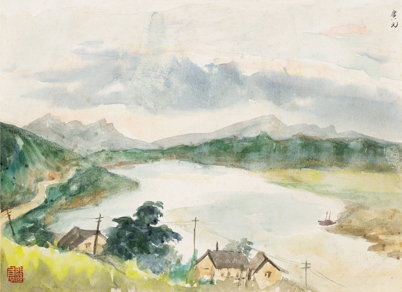 Guangyuan Landscape by Guan Liang