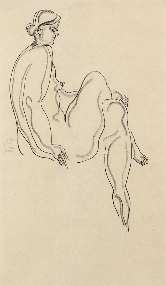 A Nude Woman by Sanyu