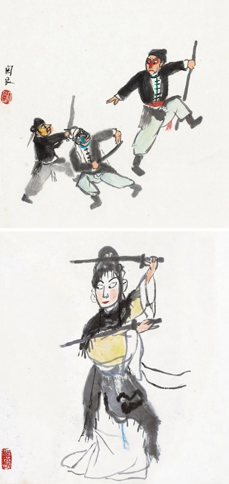 Opera Characters by Guan Liang