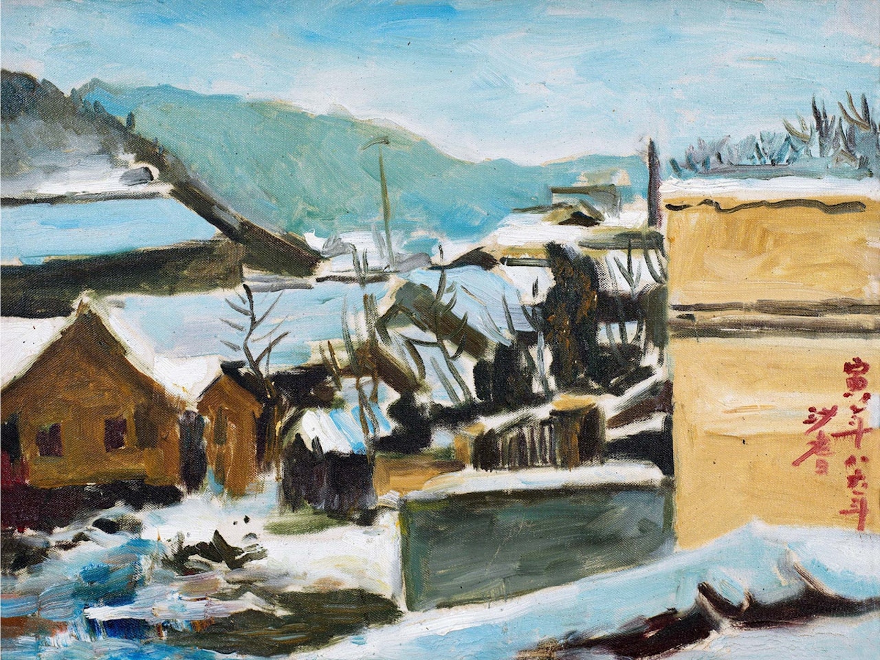 Snowscape of Hanling by Sha Qi