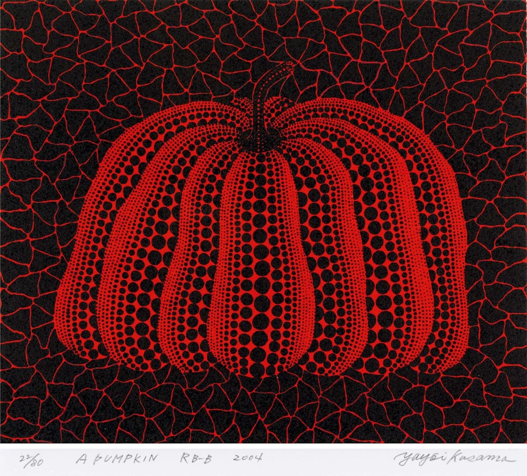 A Pumpkin RB-B by Yayoi Kusama