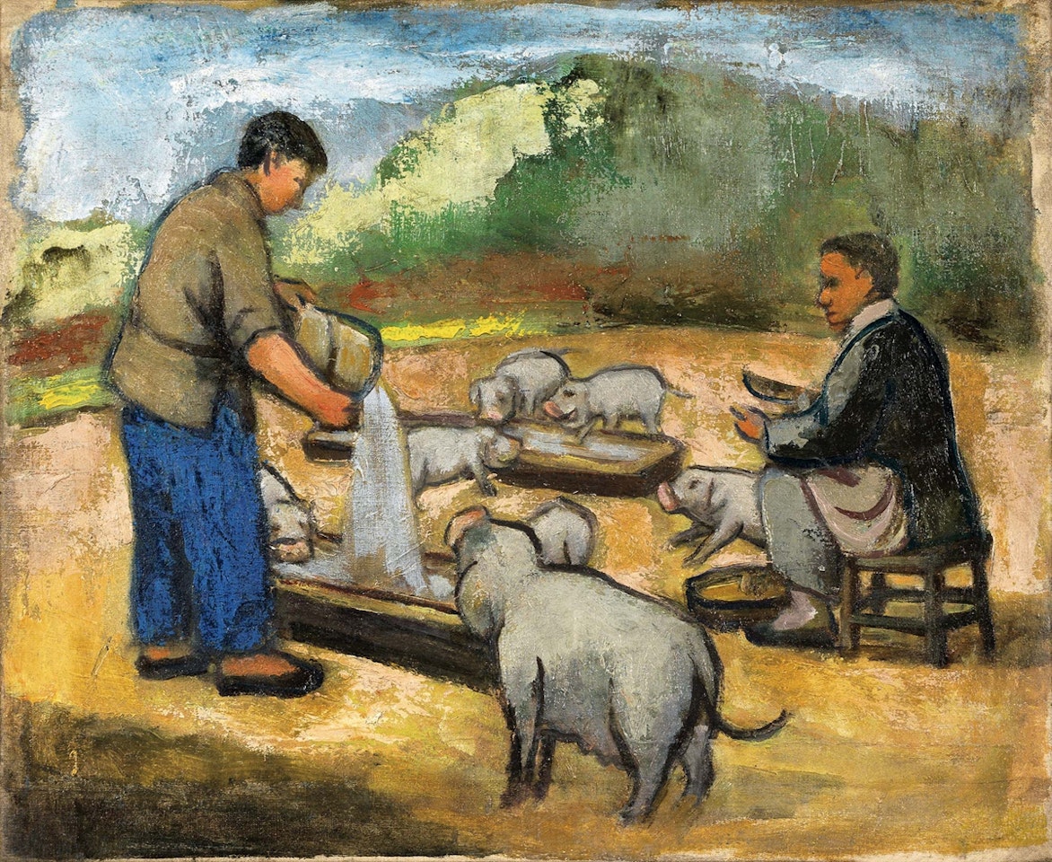 Pig Farming Household by Guan Liang