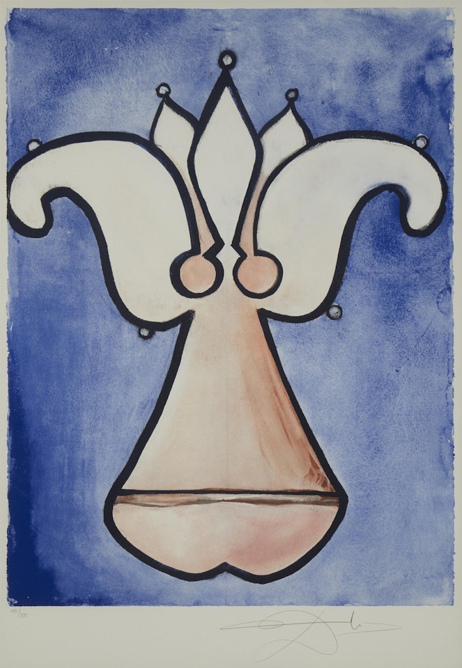 "Lys (Anamorphoses)," by Salvador Dali