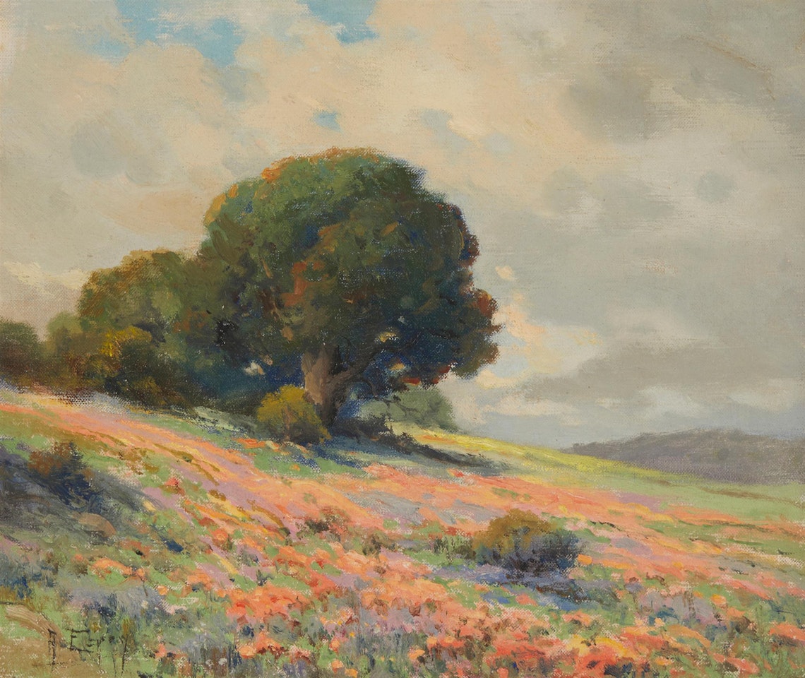 "California Oaks and Wildflowers," by Angel Espoy