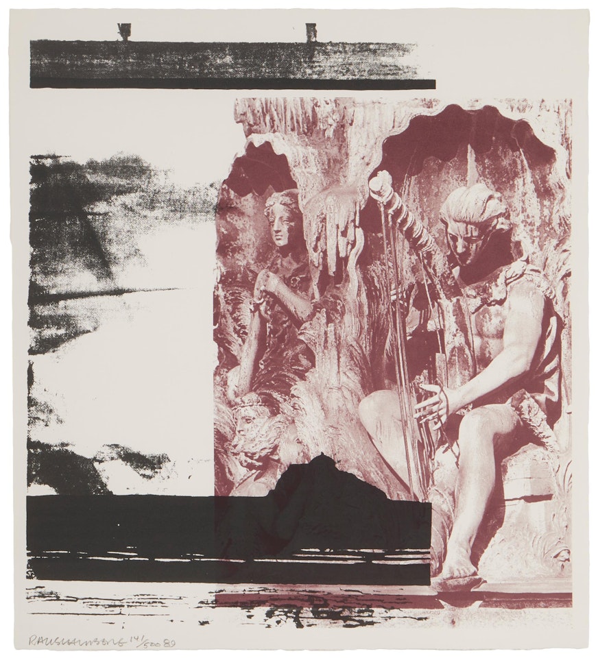 "Untitled (Harp)," by Robert Rauschenberg